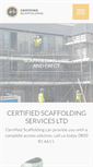 Mobile Screenshot of nzscaffolding.co.nz